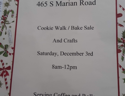 December 3 Cookie Walk/Bake Sale and Crafts