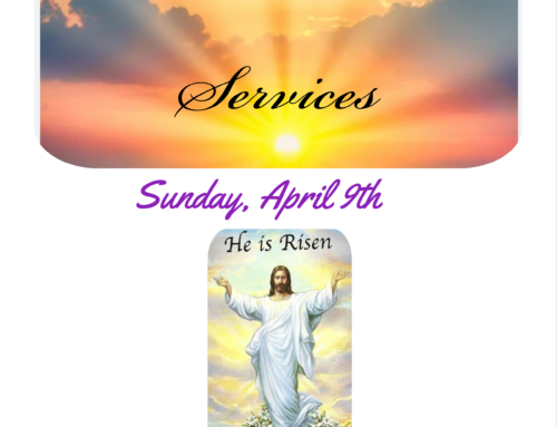 Easter Service Schedule